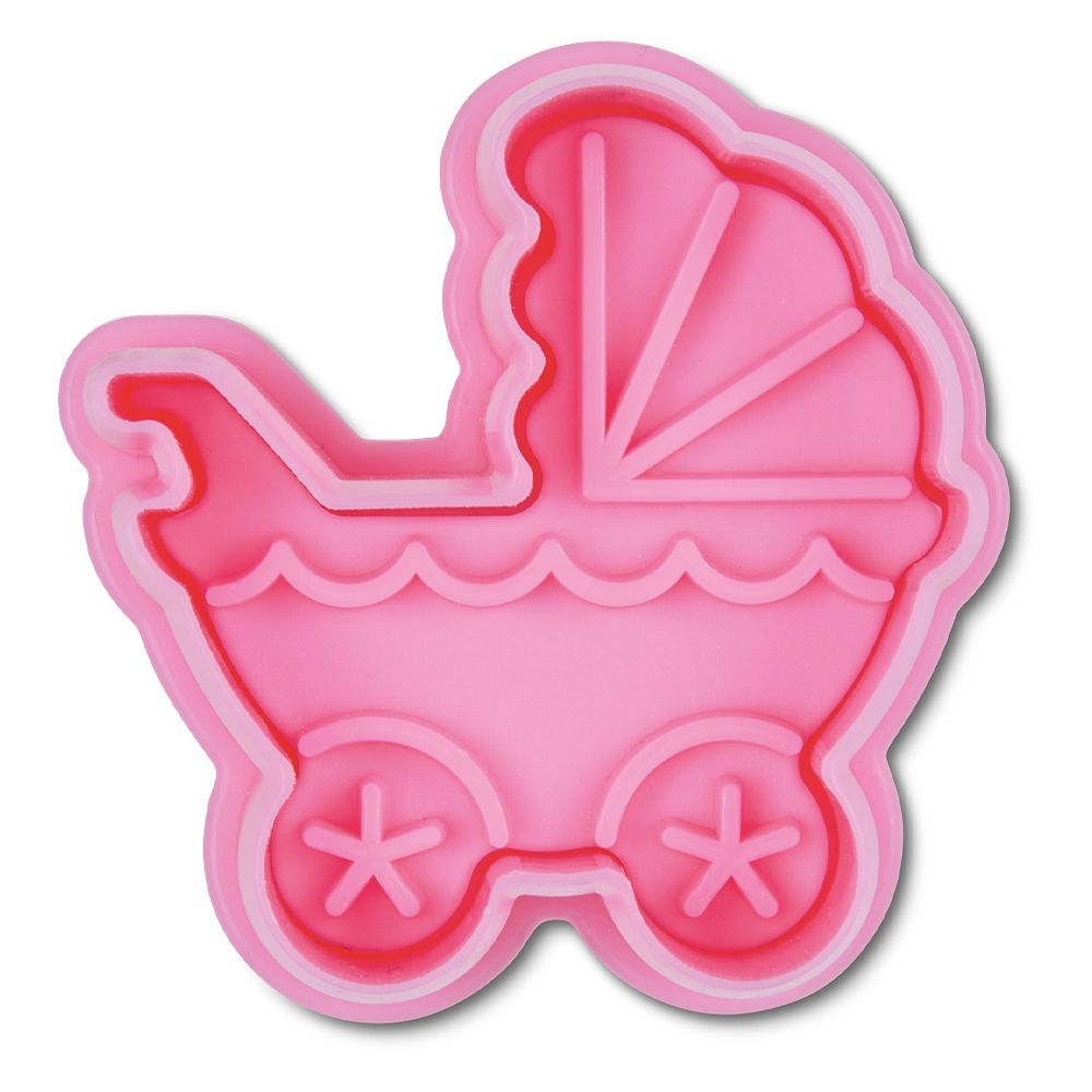 Städter - Prägeausstecher Kinderwagen - 5 cm