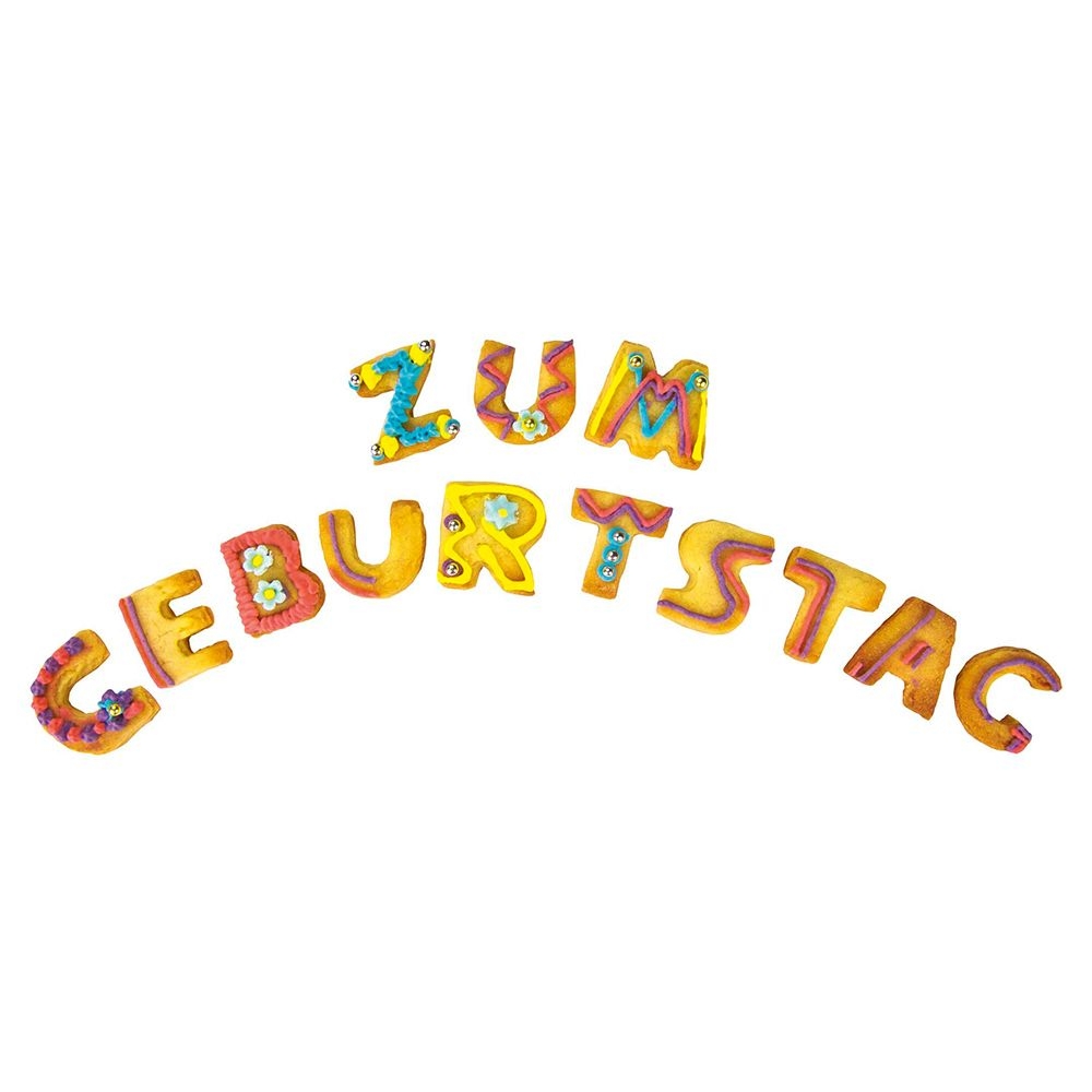 Städter - Ausstecher Alphabet - 2,5 cm - Set, 28-teilig