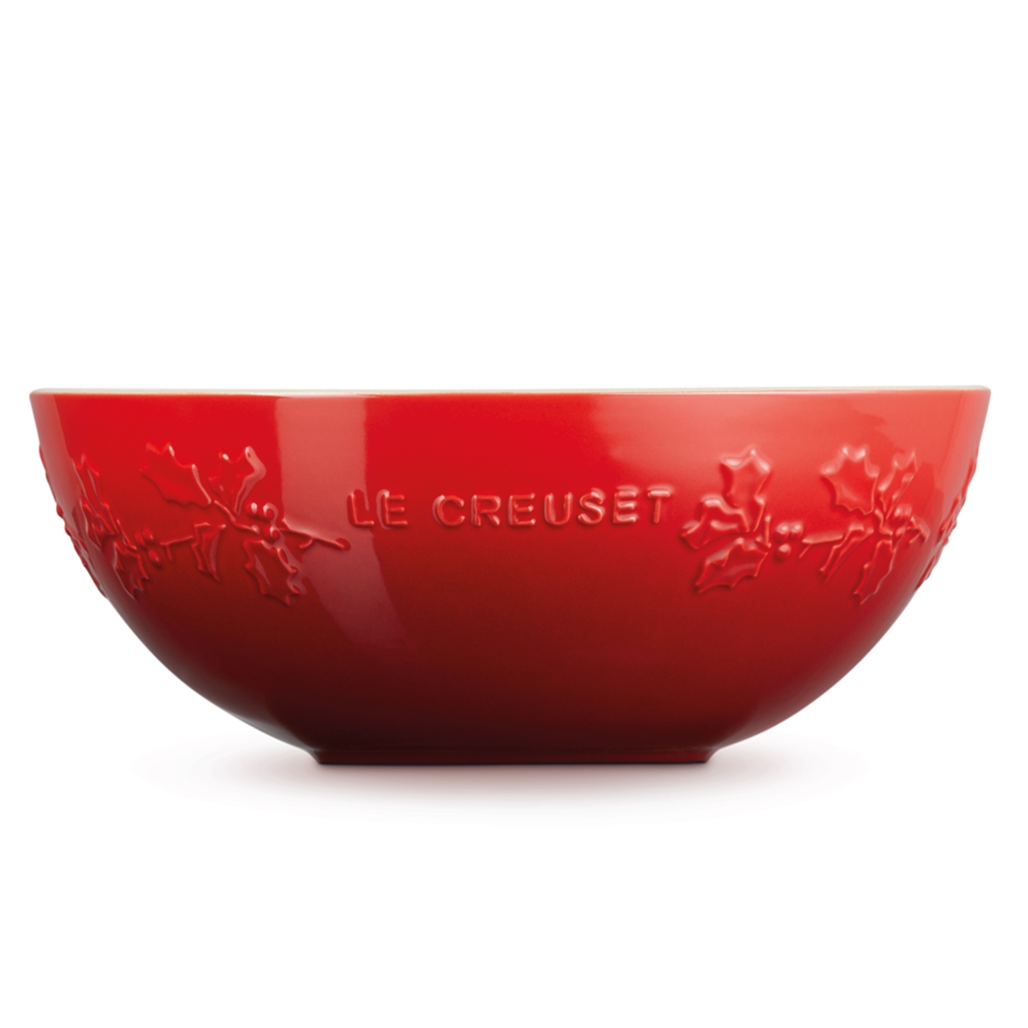 Le Creuset - Servierschüssel 25 cm - Holly - Kirschrot Le Creuset - Servierschüssel 25 cm - Holly - Kirschrot