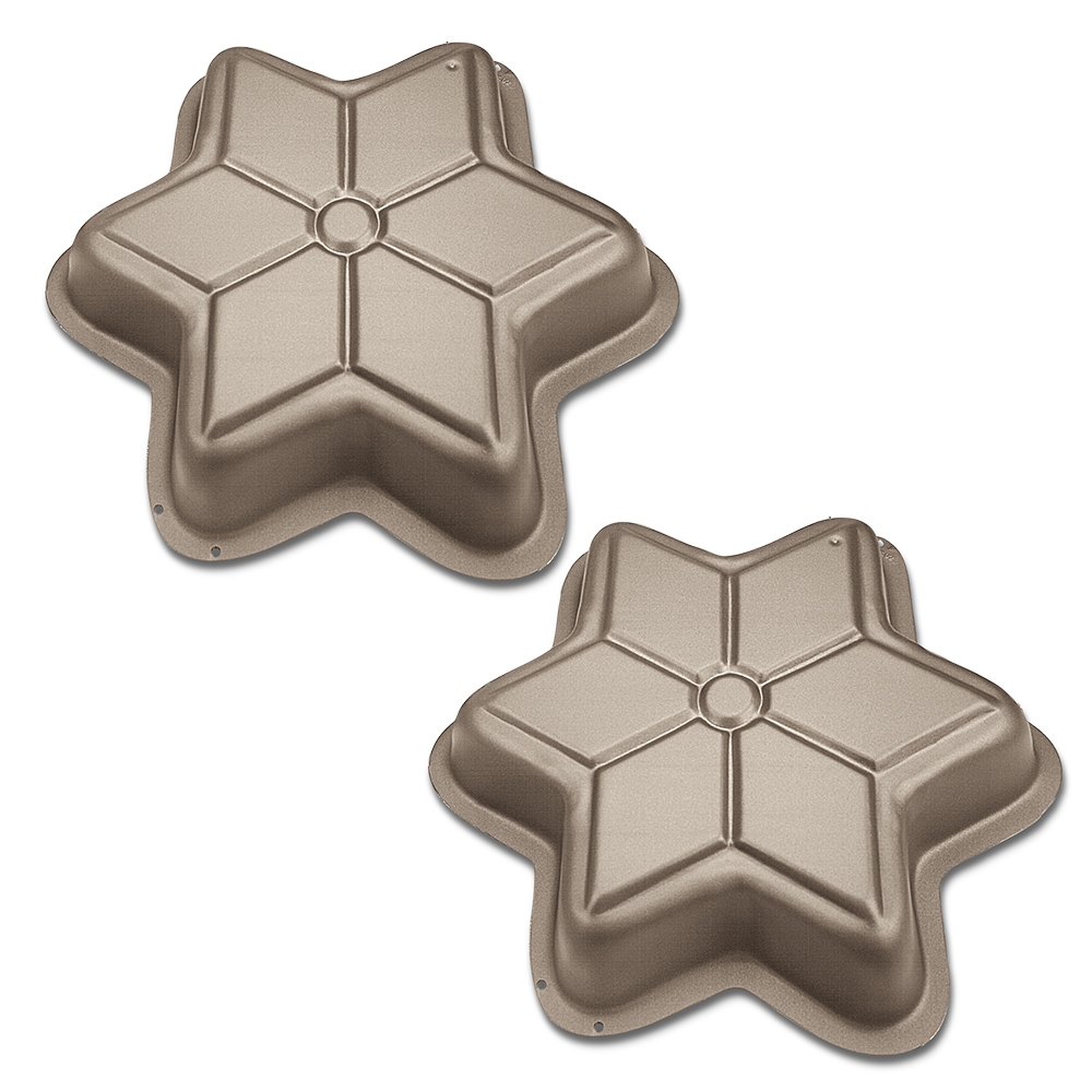 Städter - Cake mould Star - ø 9,5 / H 3 cm - Mini - 2 pieces - 50 ml Städter - Cake mould Star - ø 9,5 / H 3 cm - Mini - 2 pieces - 50 ml