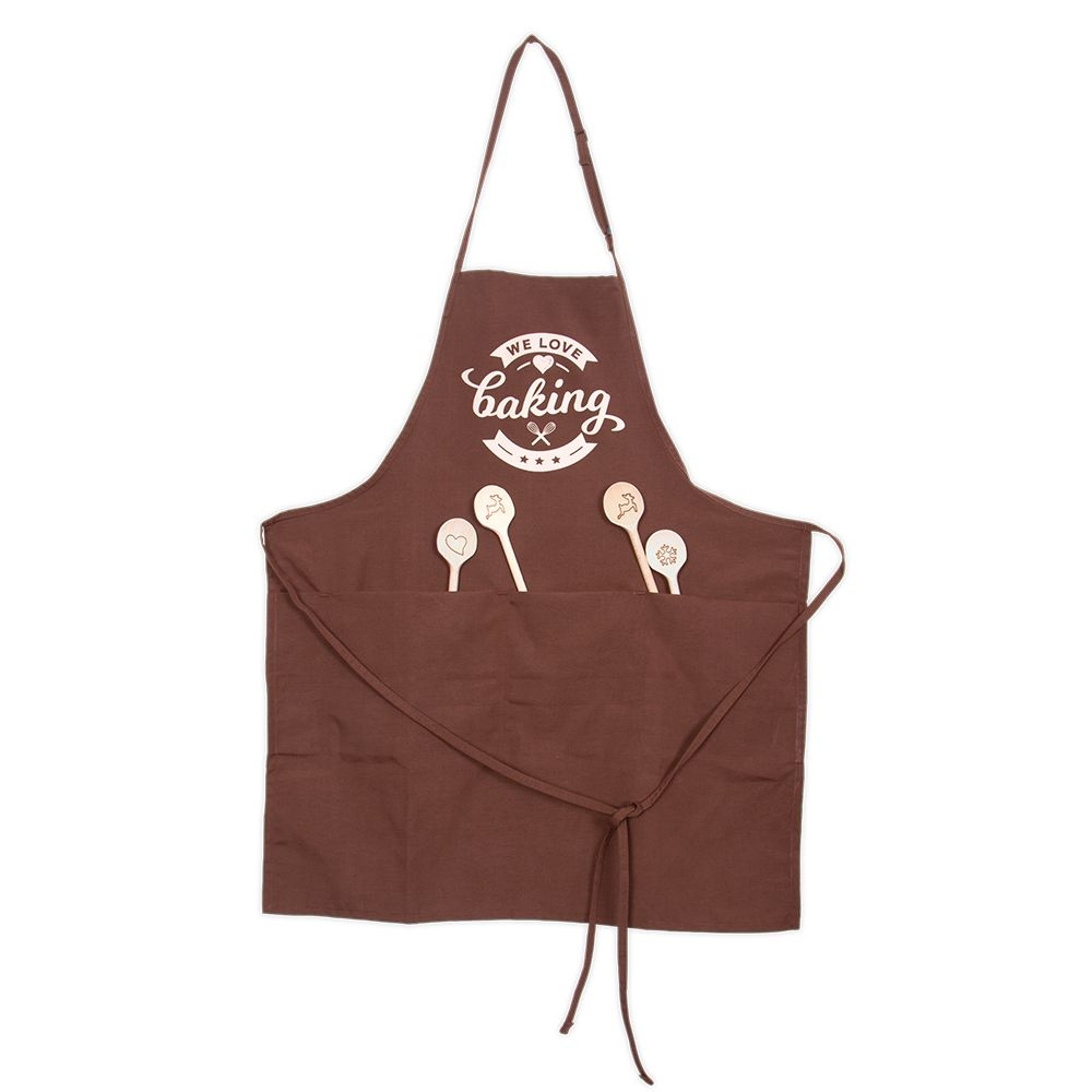 Städter - We-Love-Baking Baking apron - 68 x 80 cm brown