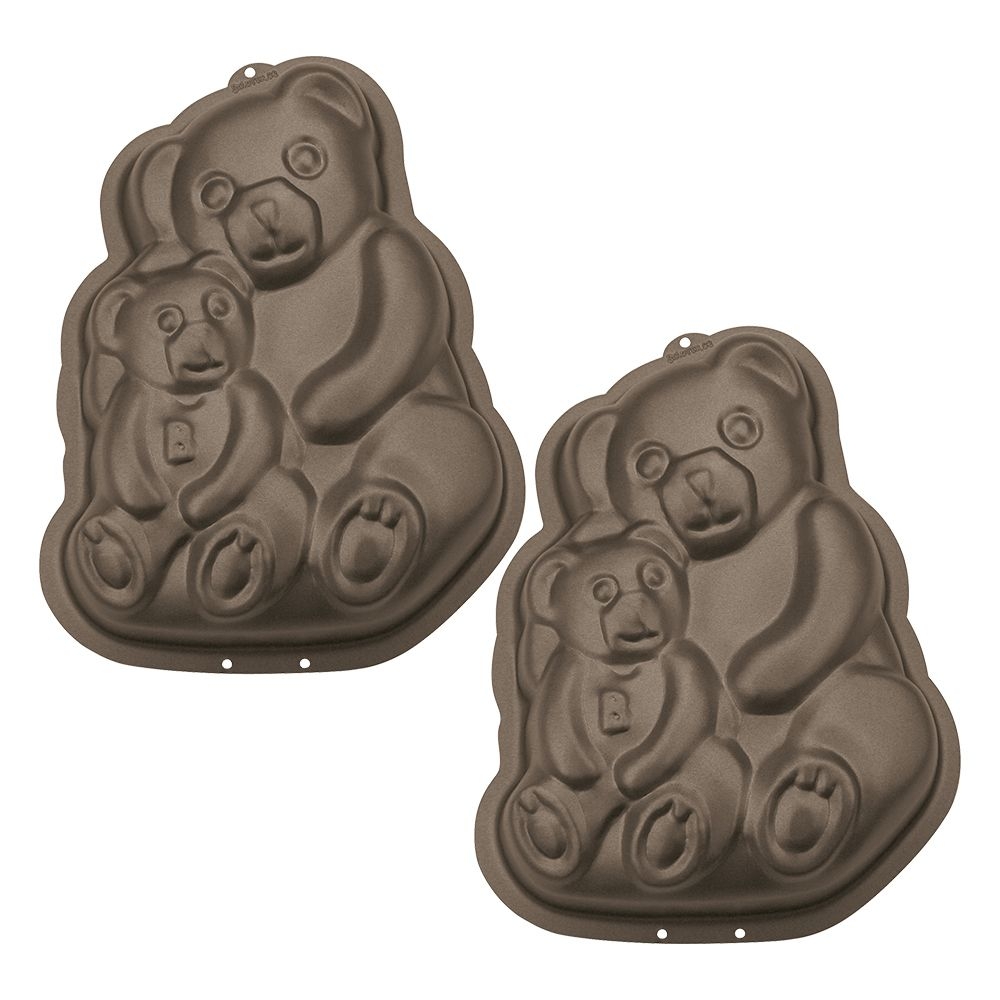 Städter - Kids Form - Lalelu Mamabär mit Baby - 8 x 11 x 3 cm - Mini - 2 Stück - 50 ml