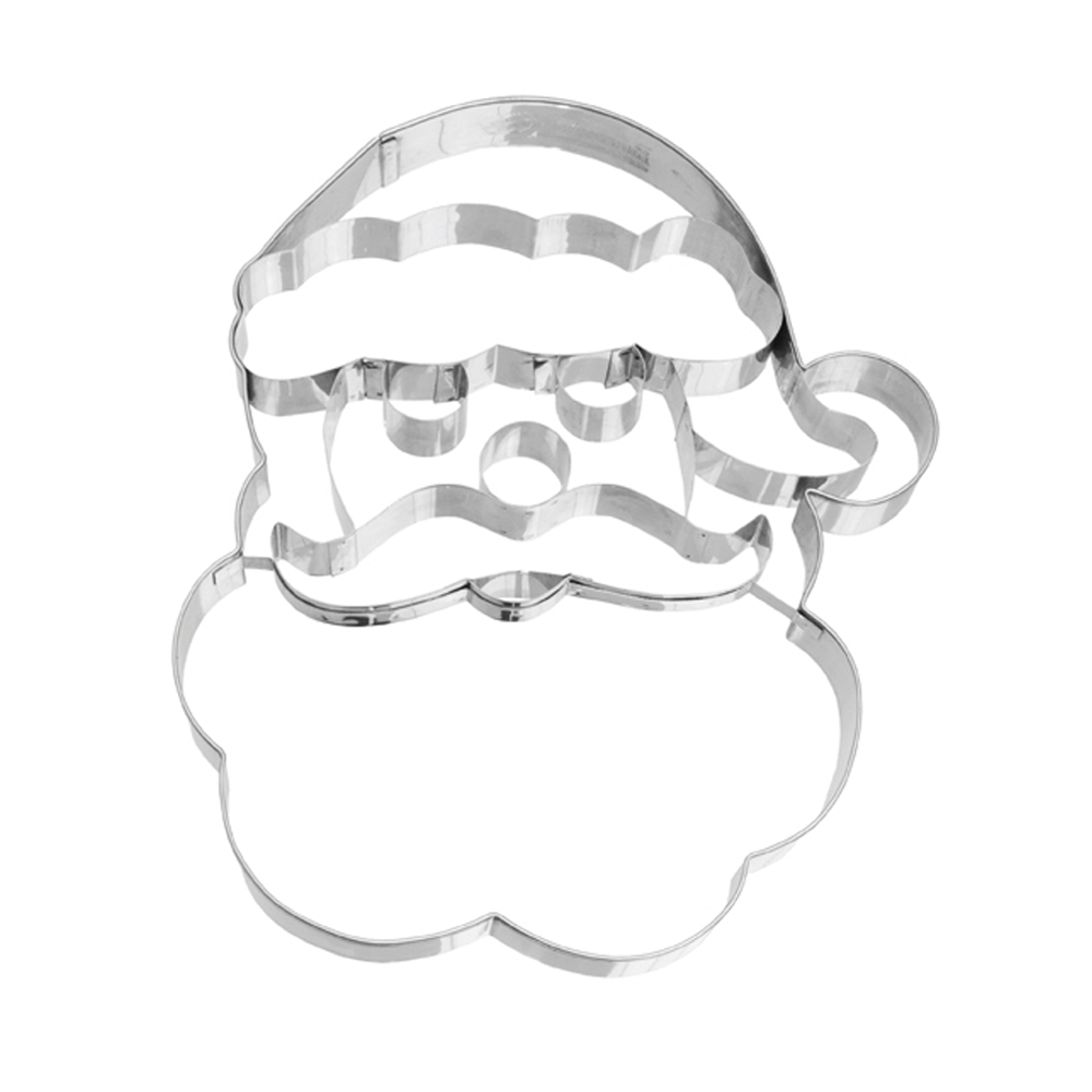 RBV Birkmann - Ausstechform Weihnachtsmann-Gesicht 18,5 cm