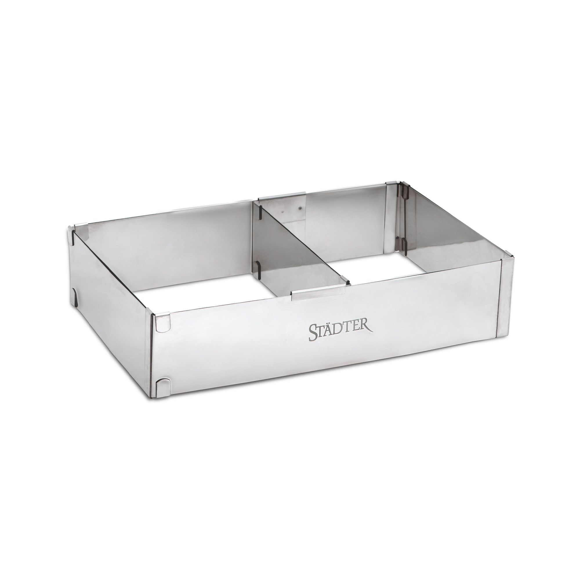 Städter - Baking frame rectangle - adjustable 27.5-53.0 x 18.0-33.0 cm