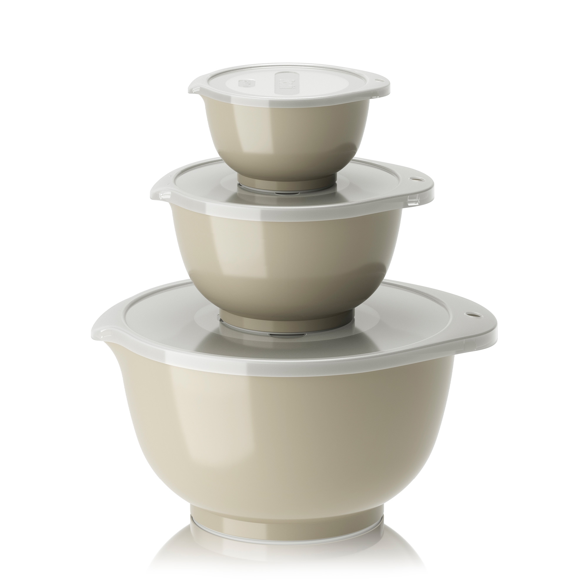 Rosti - Set NEW Margrethe 6-piece (0,25 l + 0,75 + 3,0 l + matching lid) - Humus