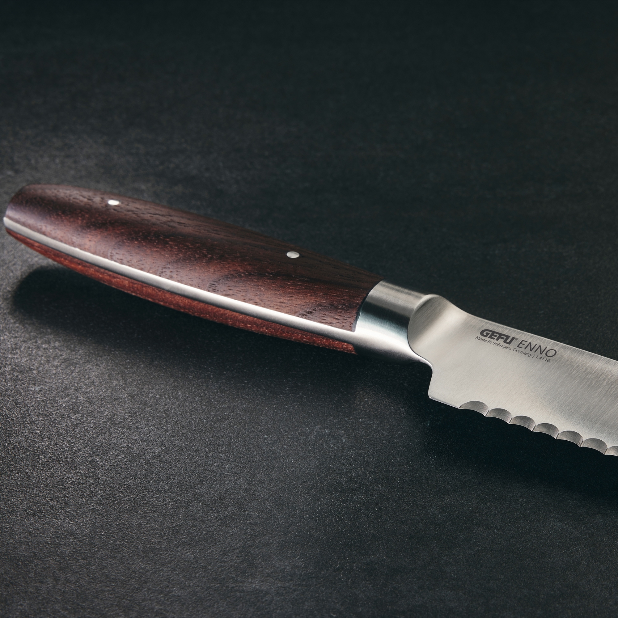 Gefu - Brotmesser ENNO, 21 cm Wellenschliff