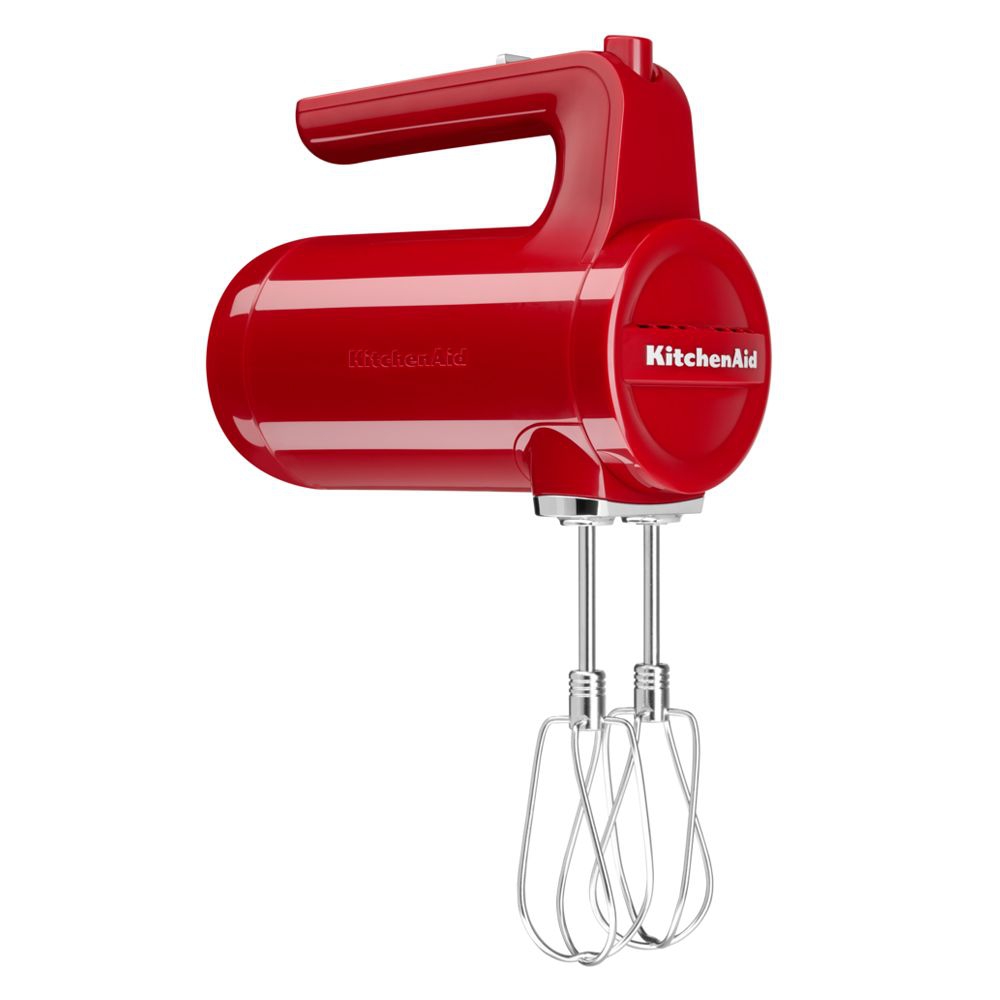 KitchenAid -  Cordless hand mixer 5KHMB732 - Empire Red