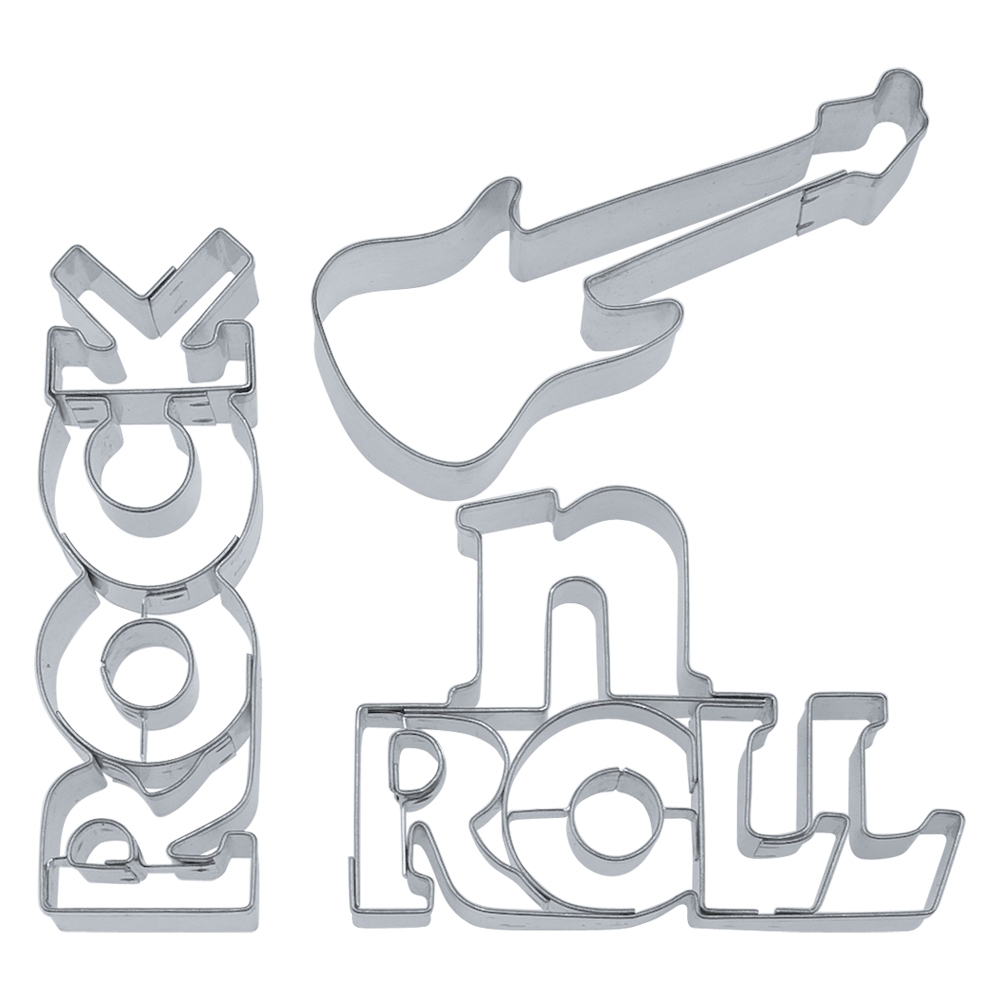 Städter - Ausstecher Rock'n'Roll 3-teiliges Set - 7–7,5 cm