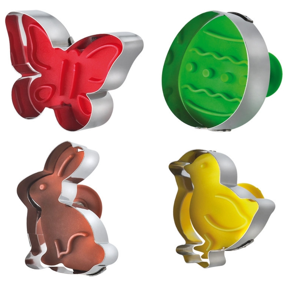 Küchenprofi - Ausstecher Ostern, 4er Set Küchenprofi - Ausstecher Ostern, 4er Set