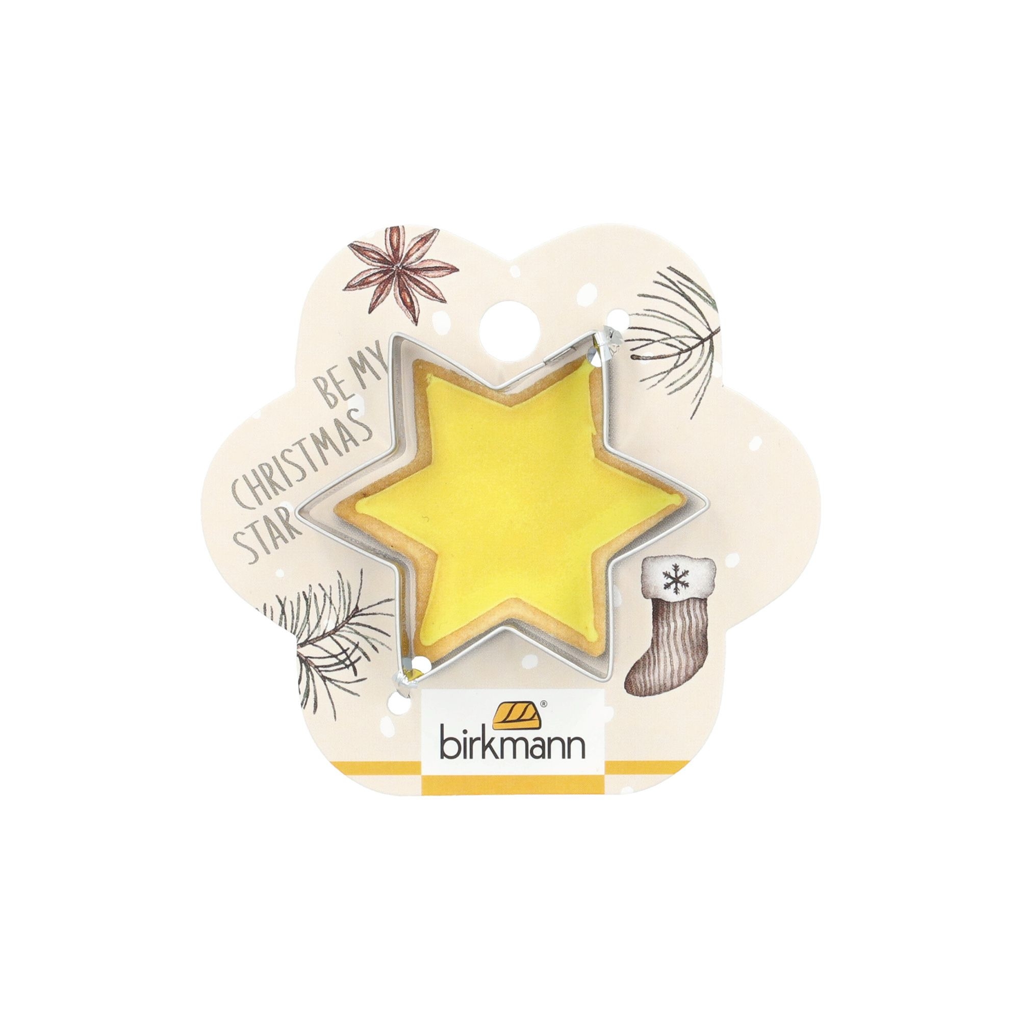 Birkmann - Ausstecher Stern - Weihnachten 2024 - 5,2 cm