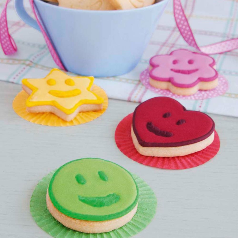 Städter - Prägeausstecher Lachender Kreis - 5 cm - Set, 2-teilig