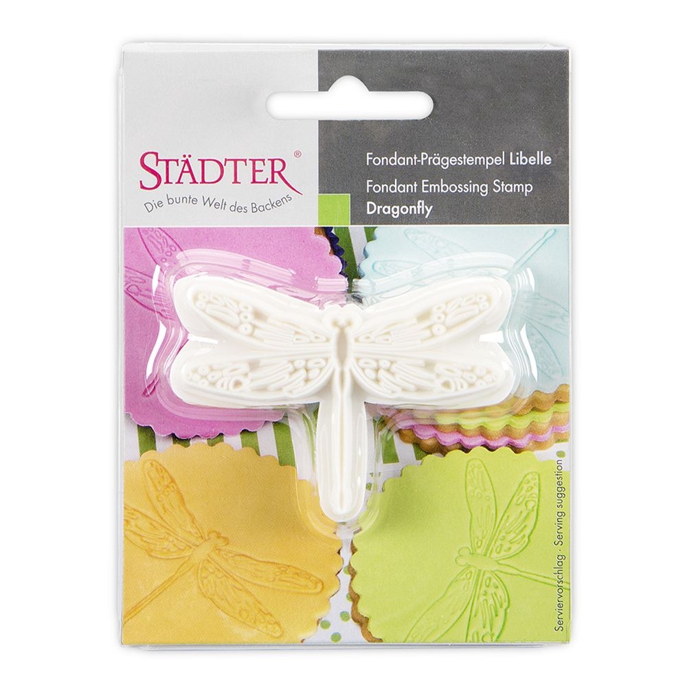Städter - embossing stamp Dragonfly - 6,5 cm Städter - embossing stamp Dragonfly - 6,5 cm