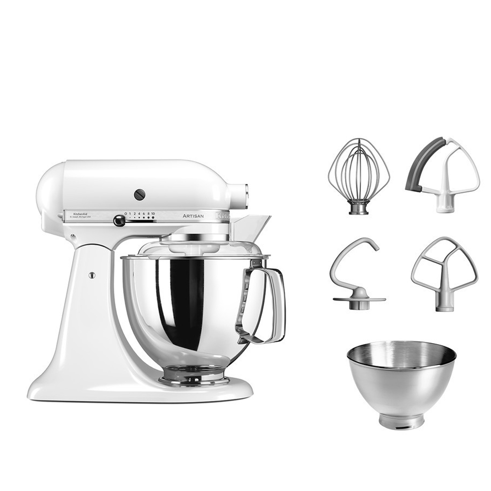 KitchenAid - Artisan Stand Mixer 5KSM175PS - White KitchenAid - Artisan Stand Mixer 5KSM175PS - White