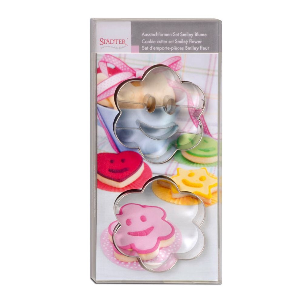 Städter - Cookie cutter Laughing flower - 6,5 cm - Set, 2 pieces