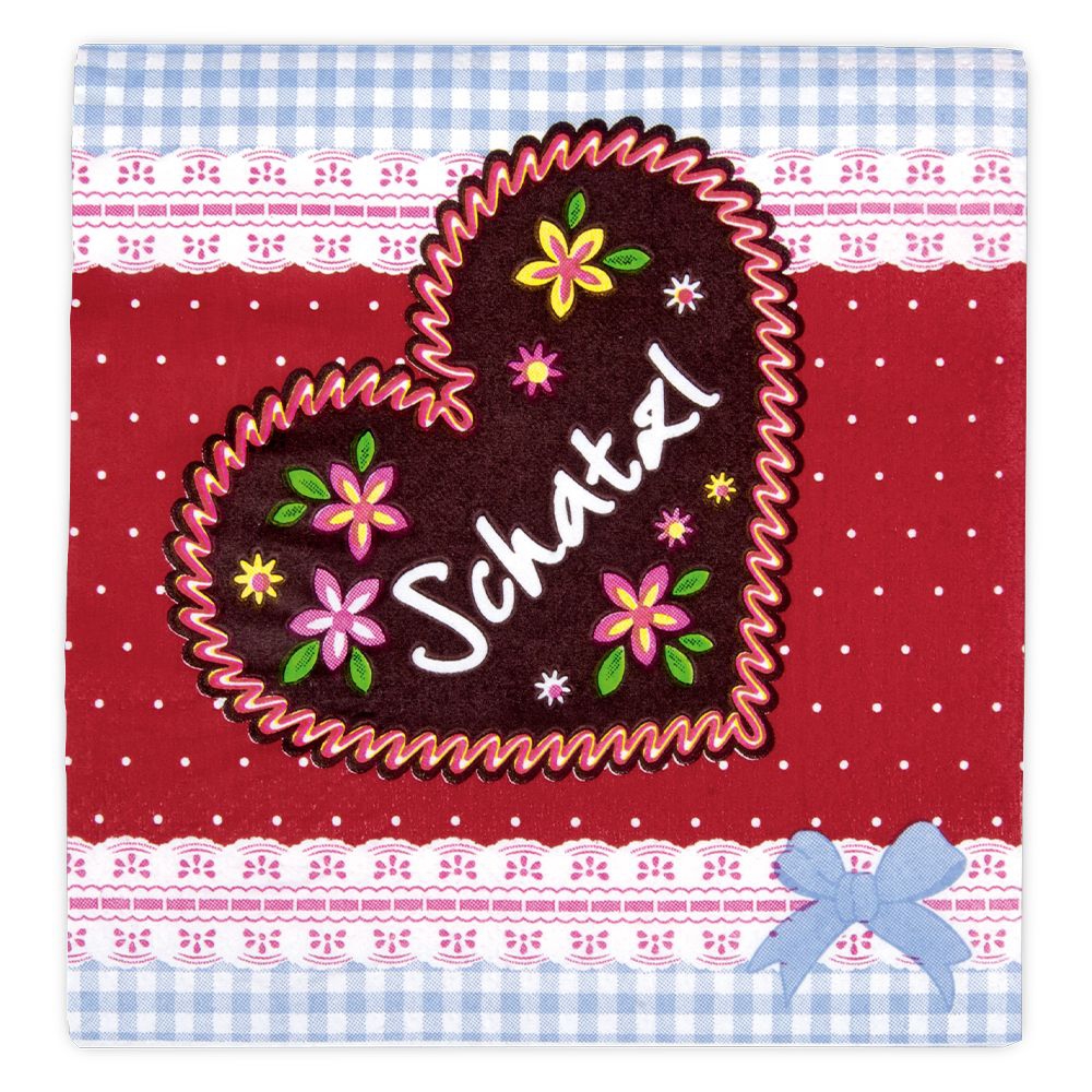 Städter - Party and cocktail napkins - 25 x 25 cm - 20 pieces - different designs