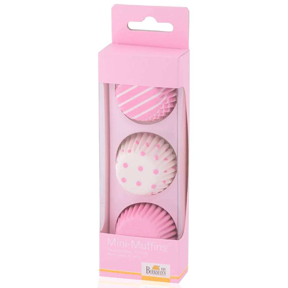 RBV Birkmann - Mini-Muffin paper form / Colour Splash, pink