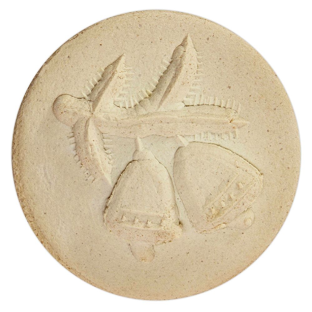 Städter - Holz-Prägeform Zweig mit Glocken ø 8 cm