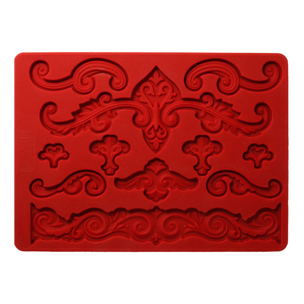 BR Relief mold ornaments, silicone