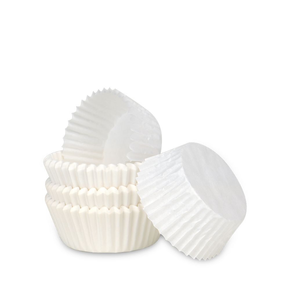 Städter - Papierbackform - Weiß - 200 Stück - verschiedene Größen