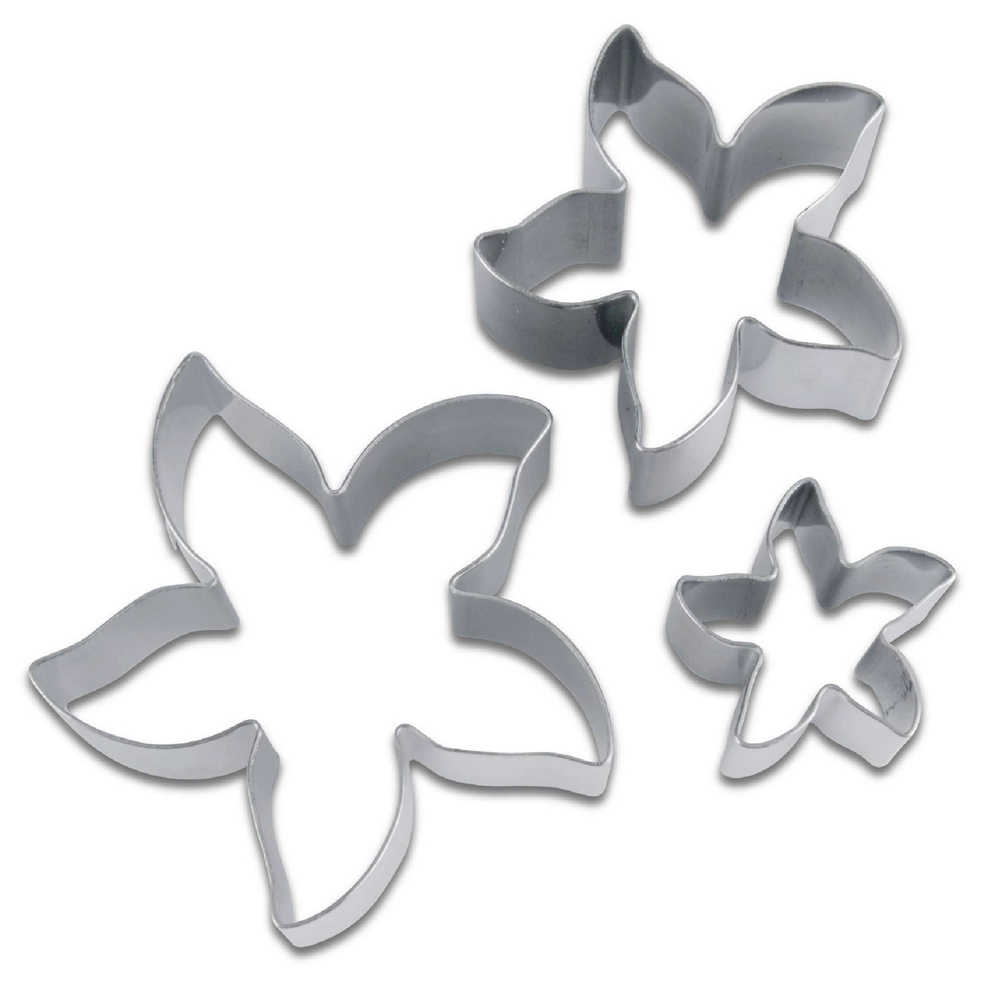 Städter - Professional cutter Jasmin blossom - 4 / 3 / 2 cm - Set of 3