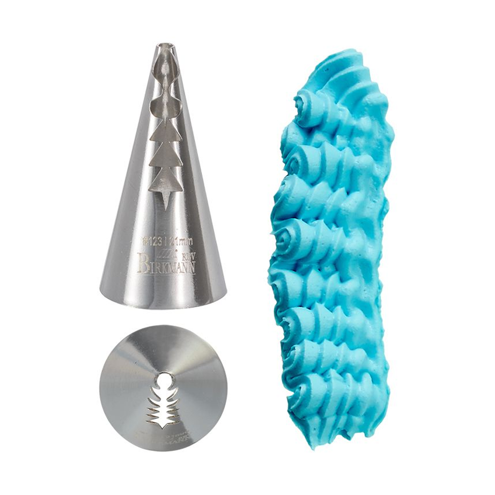 RBV Birkmann - Rüschentülle, gezackt #123 - 21 mm