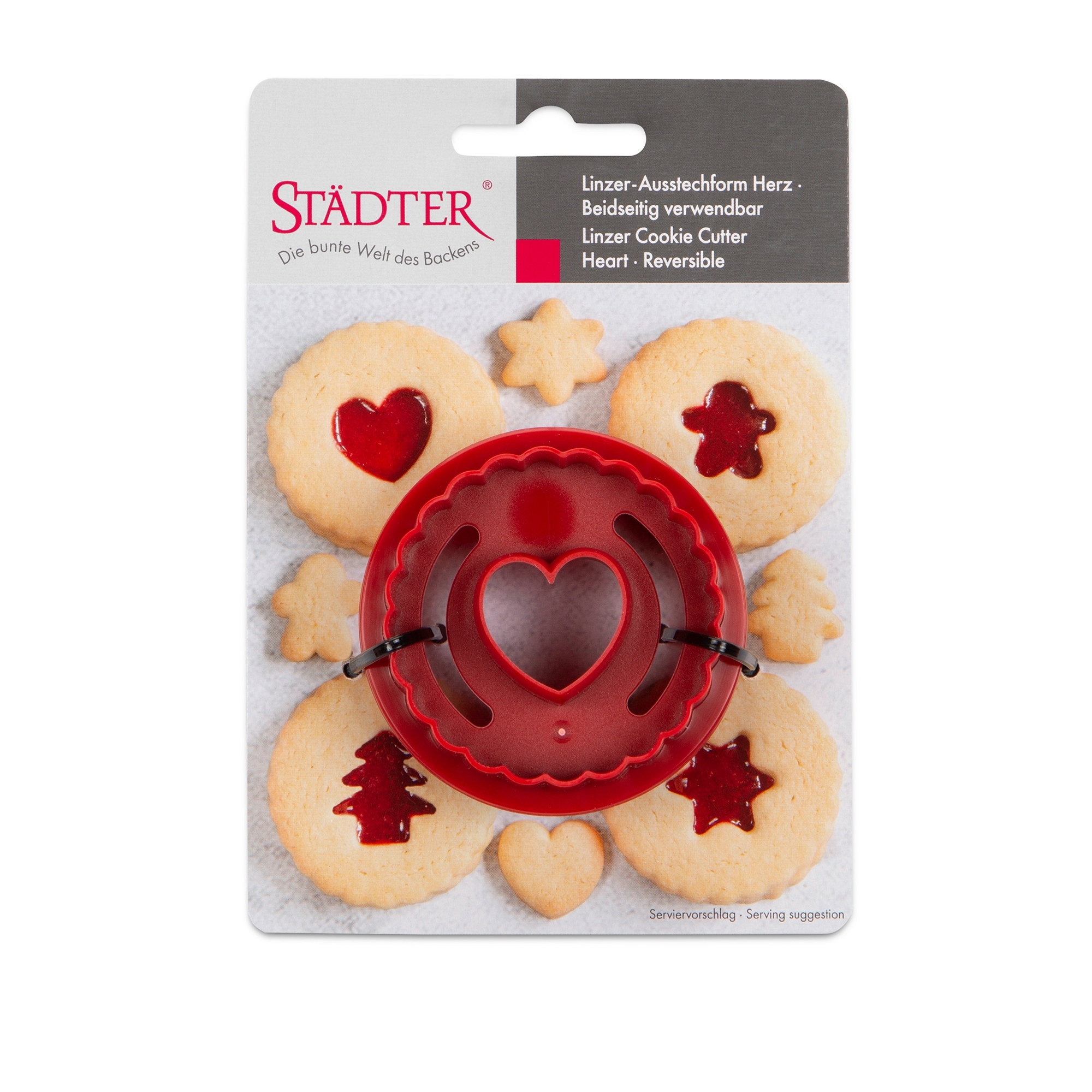 Städter - Linzer-Ausstecher Herz – gewellt