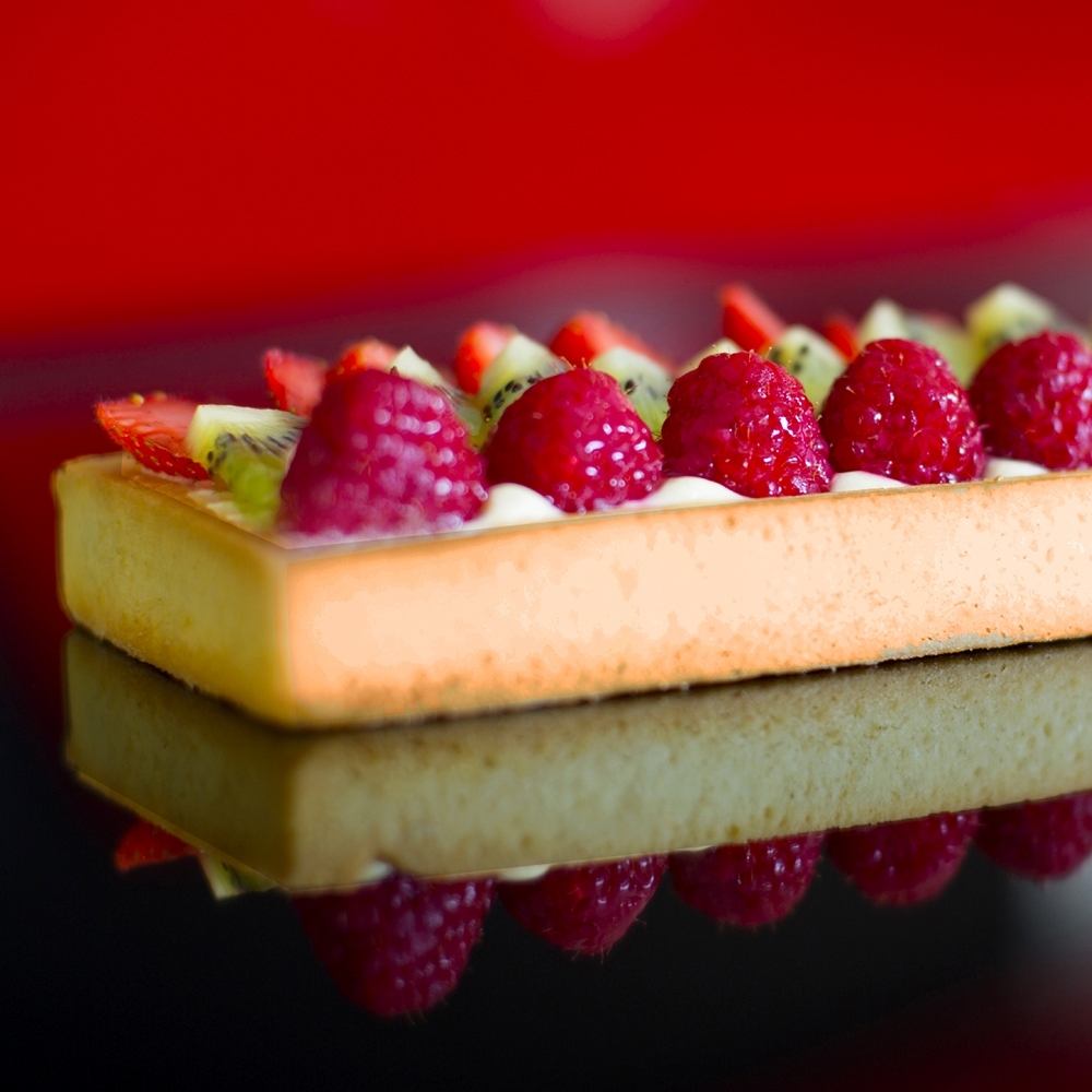 de Buyer - Rectangle perforated tart ring - 2 cm - Valrhona