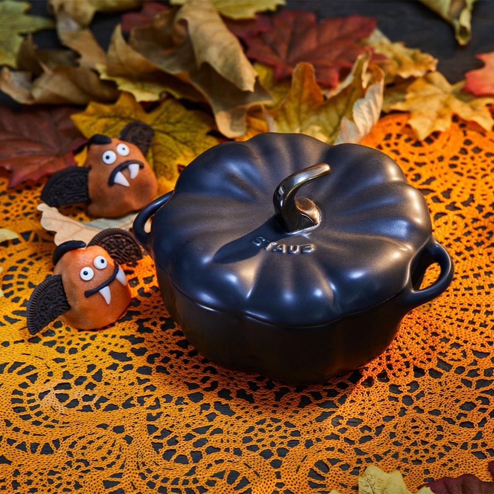 STAUB - Ceramique Cocotte | Kürbis | 15 cm | schwarz