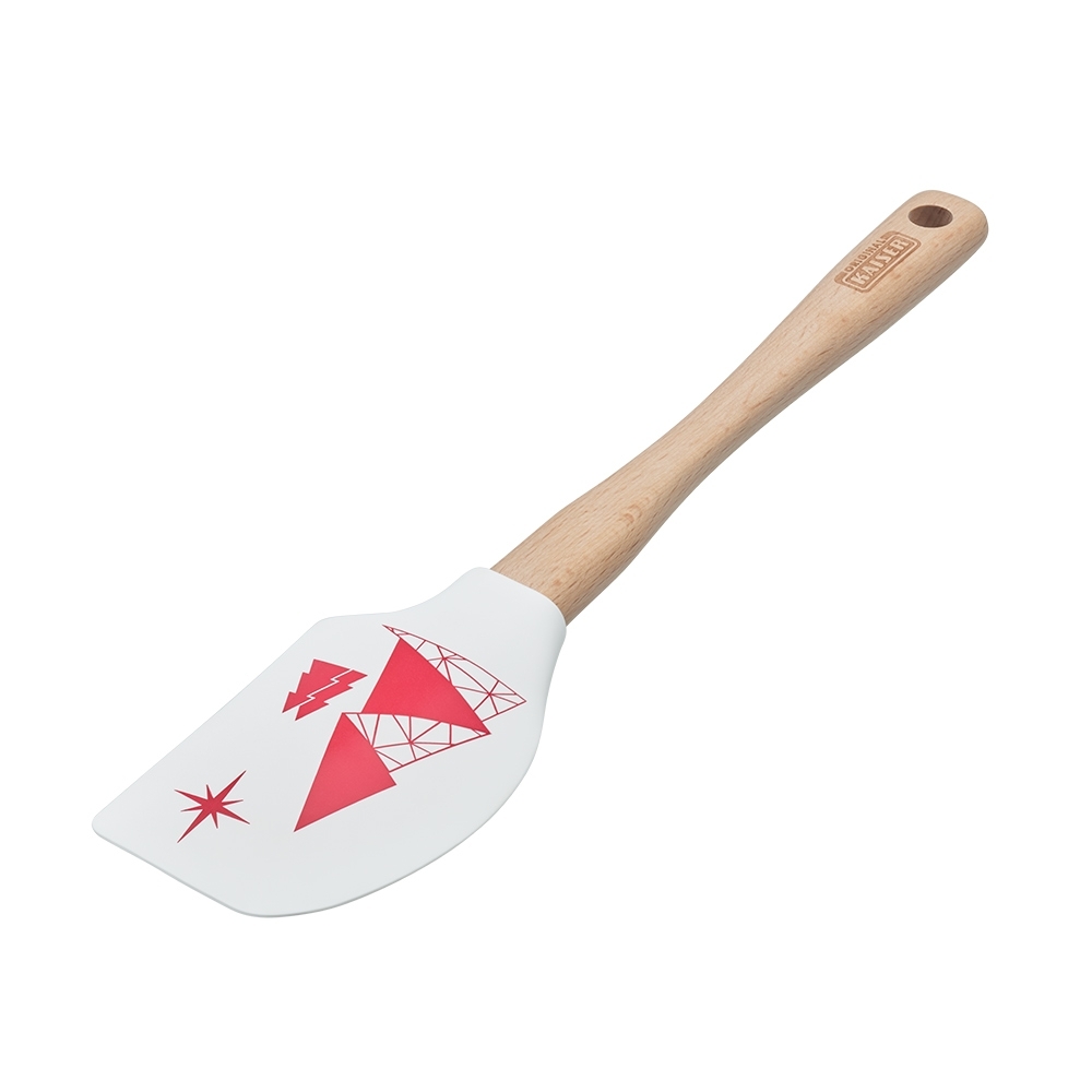 KSR Pastry scraper Christmas edition white KSR Pastry scraper Christmas edition white