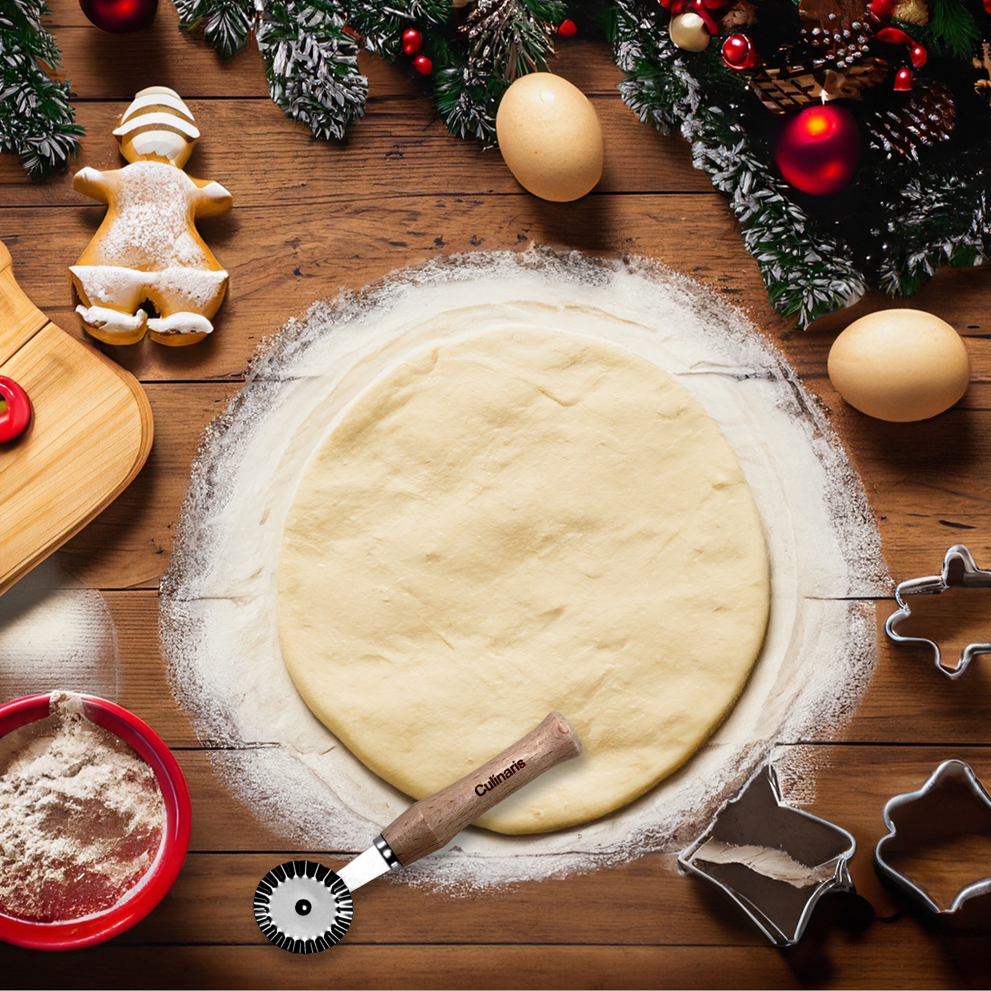 Baking wheel - beech wood | Culinaris