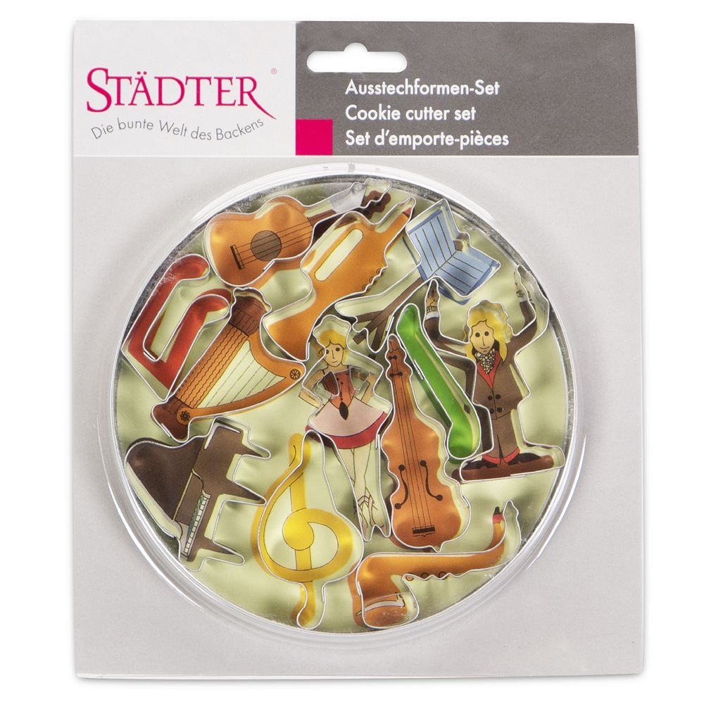 Städter - Ausstecher Musik - Set 12-teilig