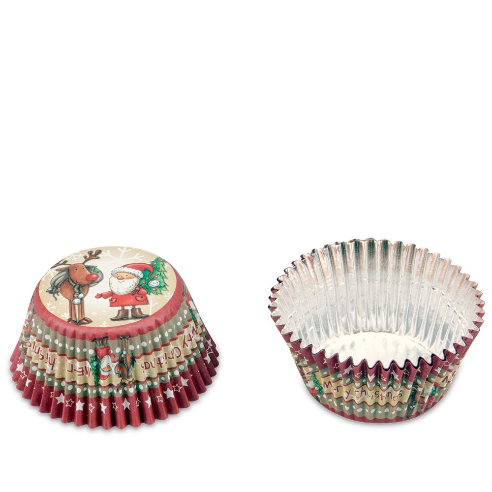 Städter - Paper baking pan  - ø 50 x 35 mm - 50 pieces - different designs