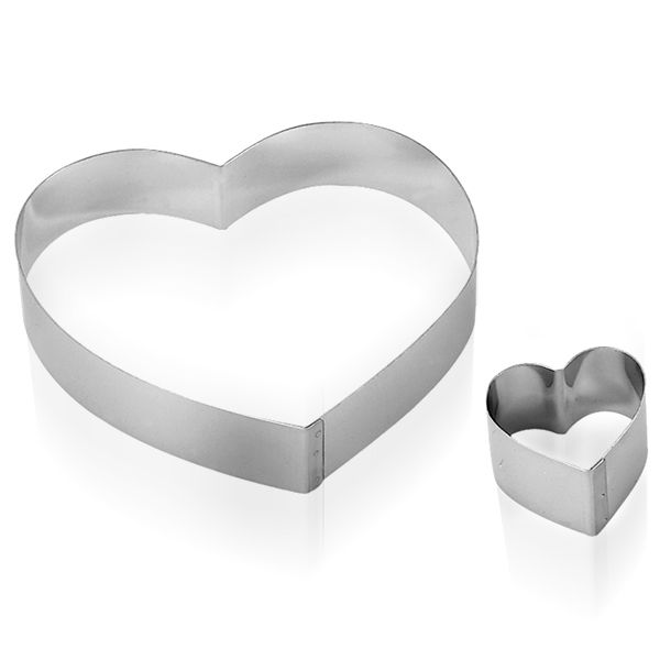 de Buyer - Herzform - Höhe 4 cm - Edelstahl de Buyer - Herzform - Höhe 4 cm - Edelstahl