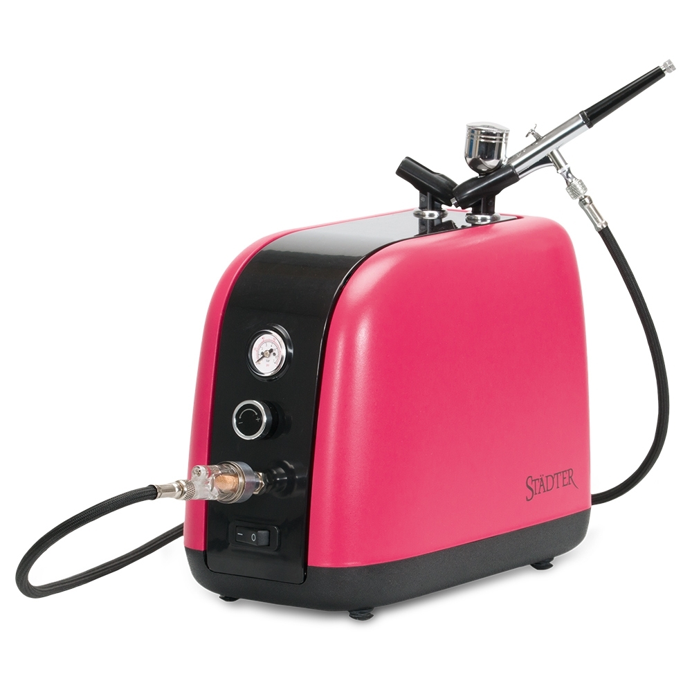 Städter - Airbrush compressor - Set 10 pieces Städter - Airbrush compressor - Set 10 pieces