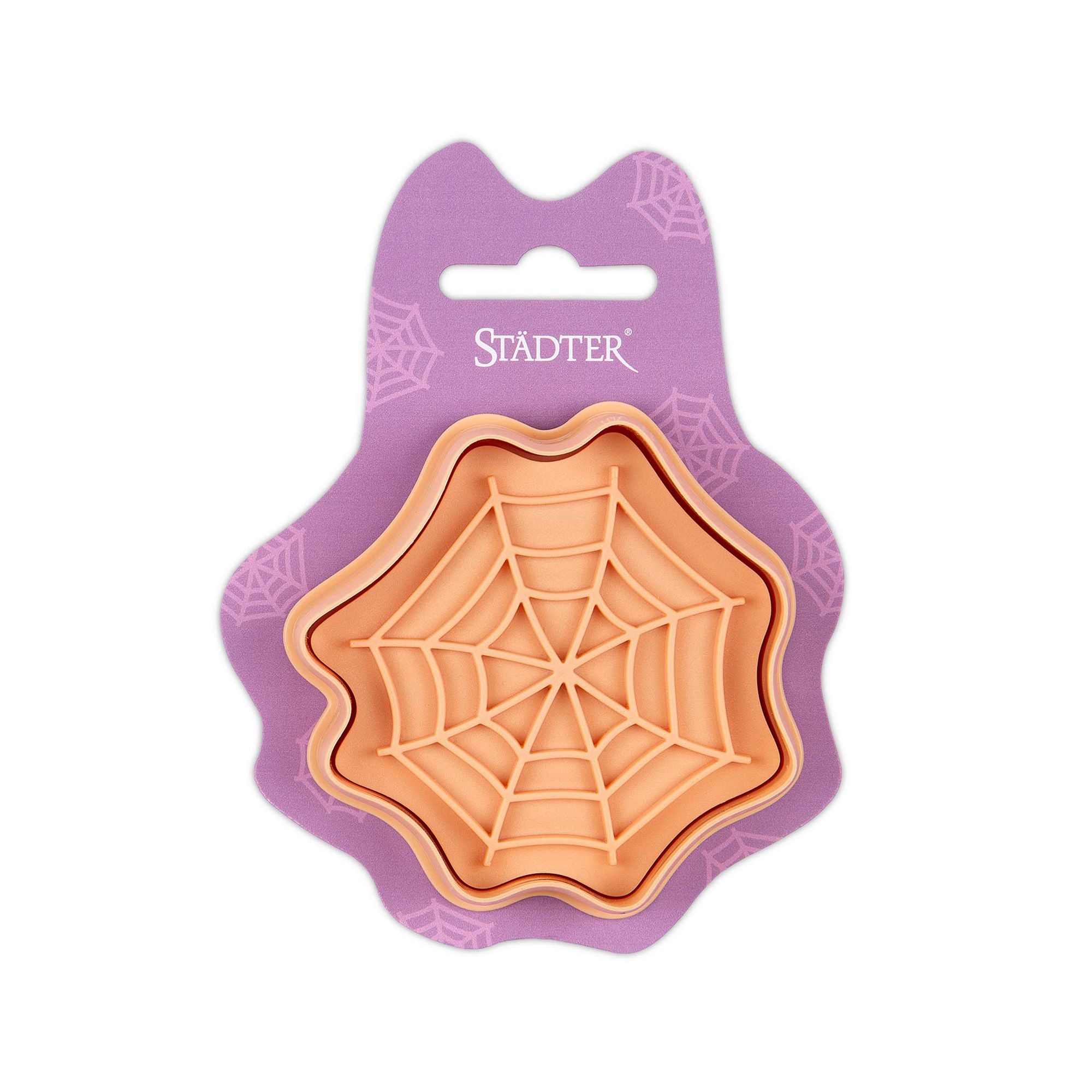 Städter - Embossing cookie cutter spider web - 7 cm Städter - Embossing cookie cutter spider web - 7 cm