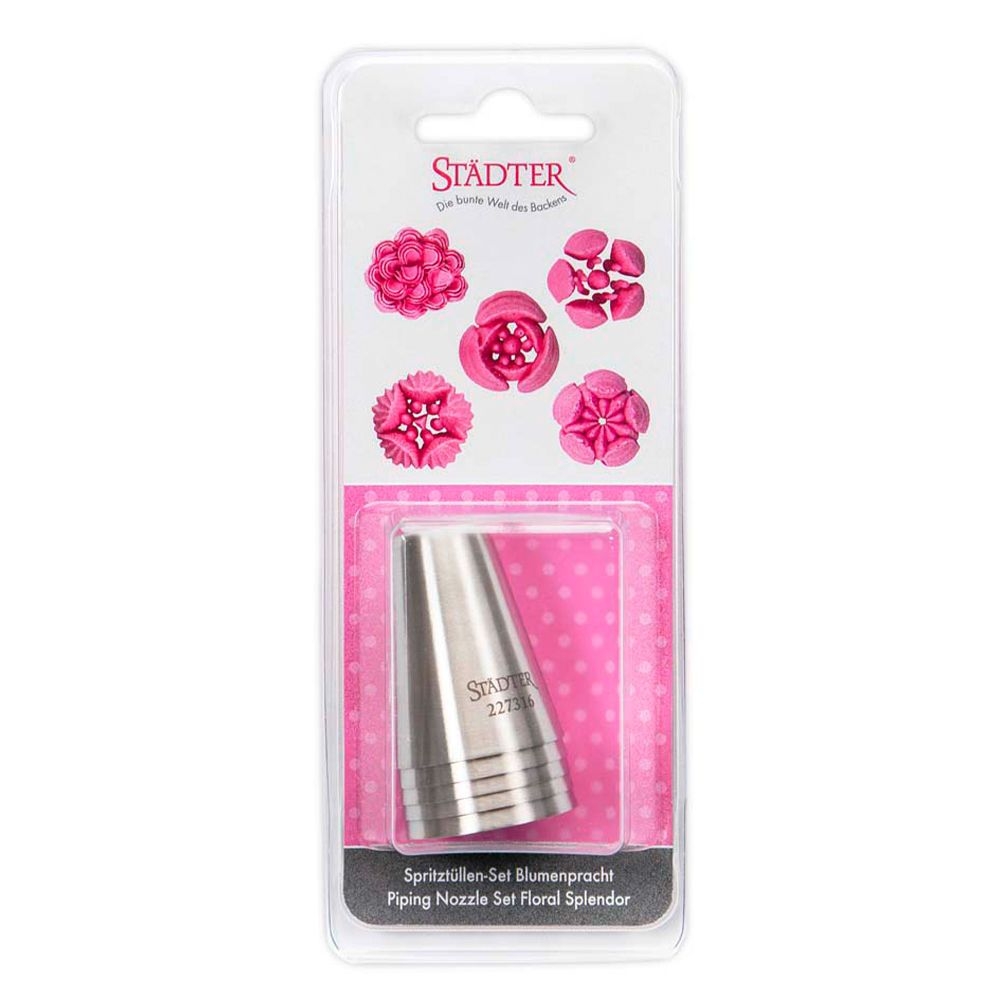 Städter - Tülle Blumenpracht - 18 mm - Set 5-teilig