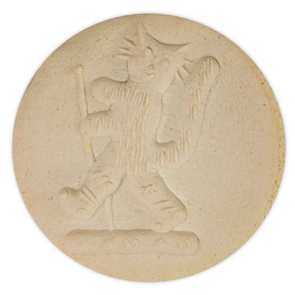 Städter - Holz-Prägeform Kater ø 8 cm