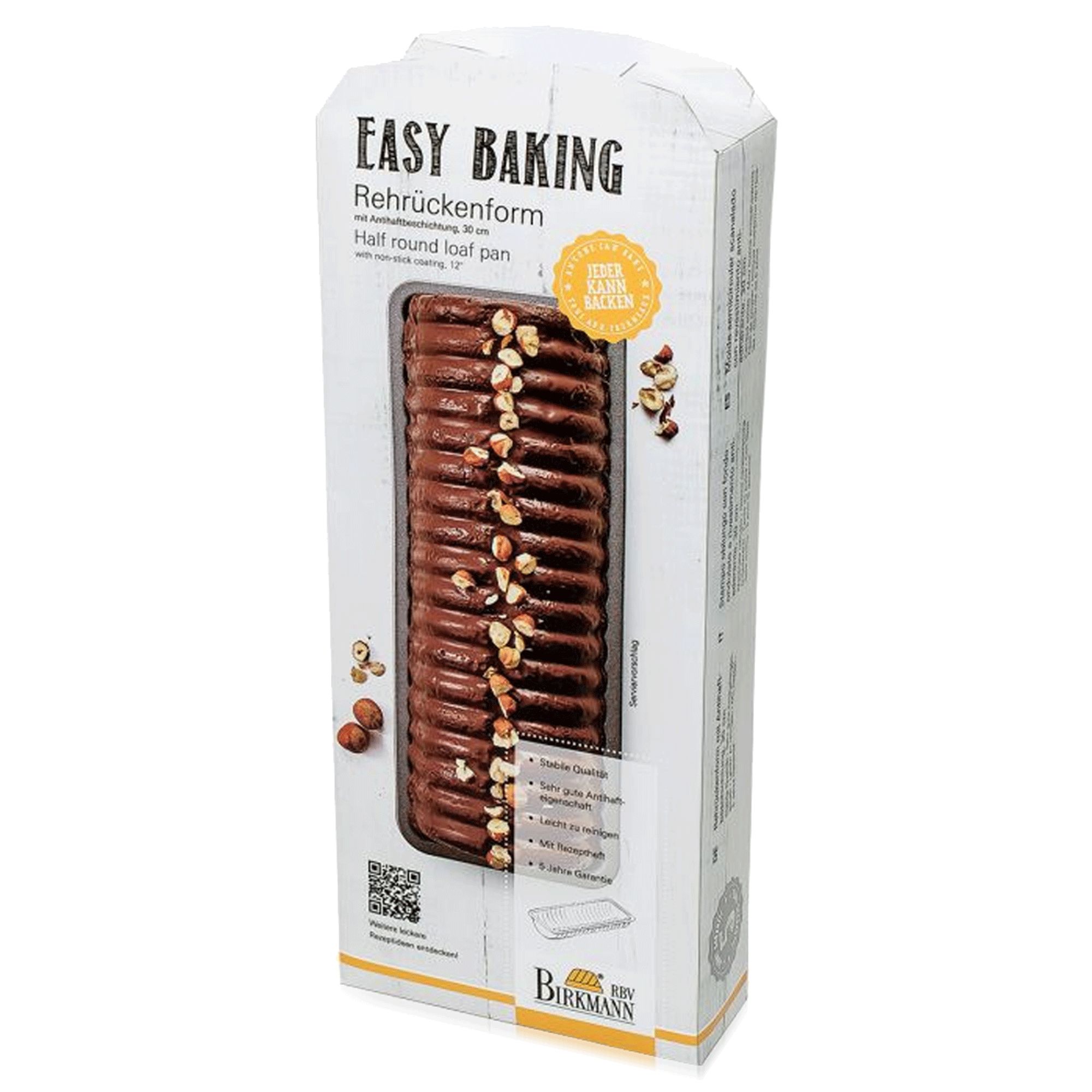 Birkmann - Half round loaf pan 30 cm - Easy Baking Birkmann - Half round loaf pan 30 cm - Easy Baking
