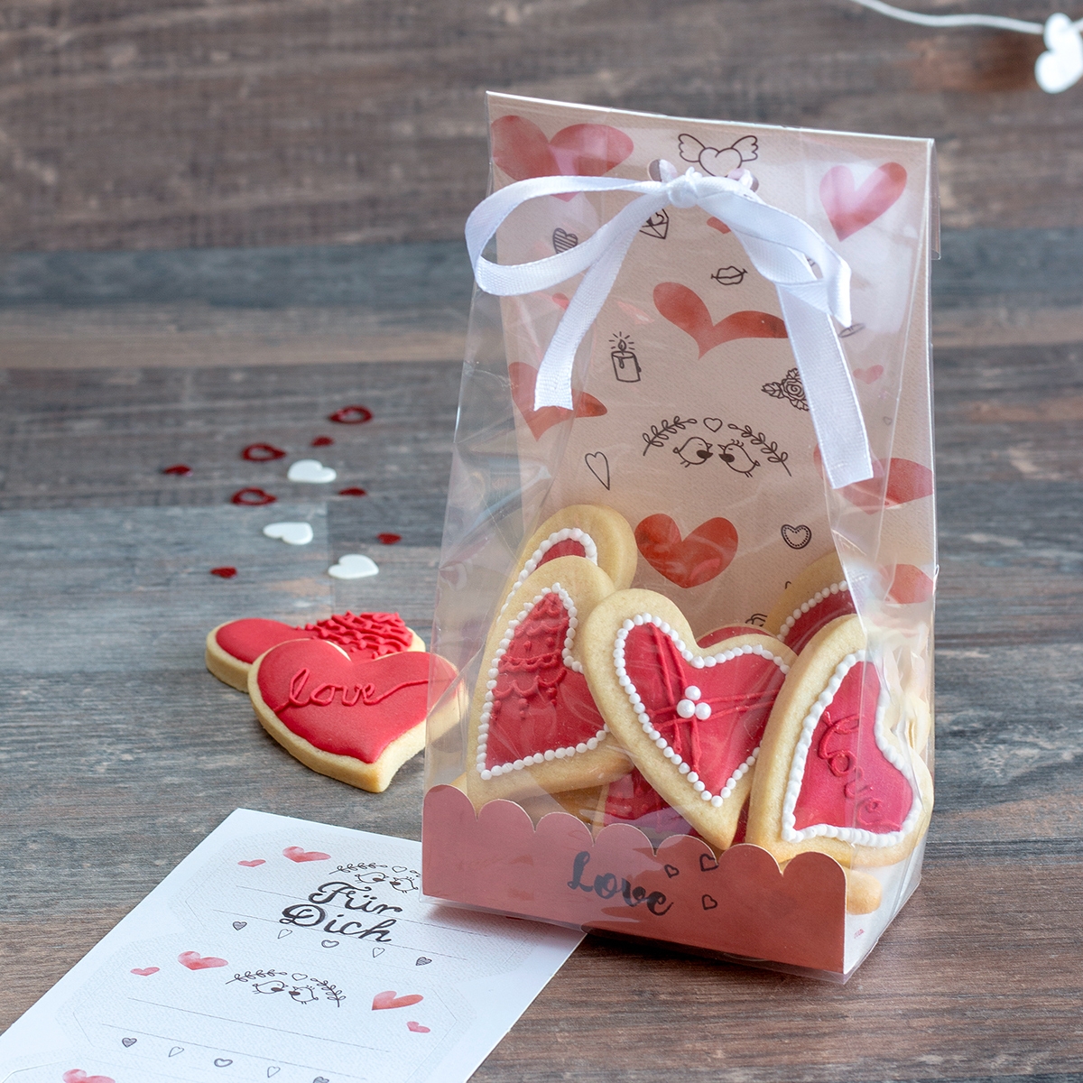 Städter - gift bag - 9 x 25 cm - set of 24 pieces - different patterns