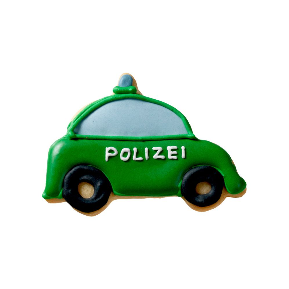 RBV Birkmann - Ausstechform Polizeiauto 7,5 cm