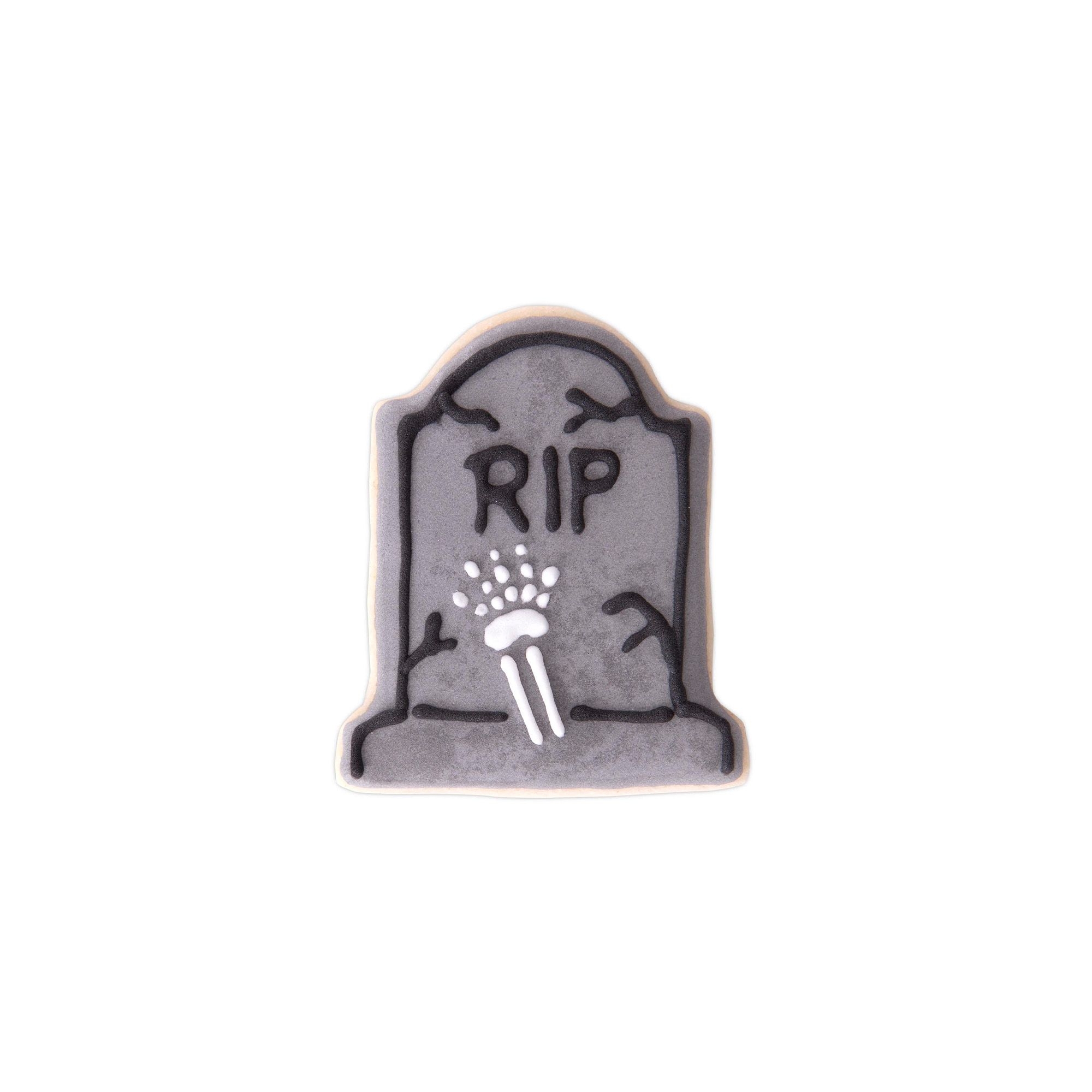 Städter - Embossing cookie cutter gravestone RIP - 6 cm Städter - Embossing cookie cutter gravestone RIP - 6 cm