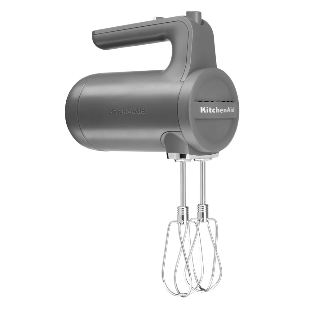 KitchenAid -  Cordless hand mixer 5KHMB732 - Dark grey