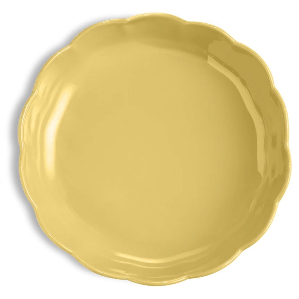 Emile Henry - Round Dish  Ø 27 cm - Madeleine | Jaune Vanille