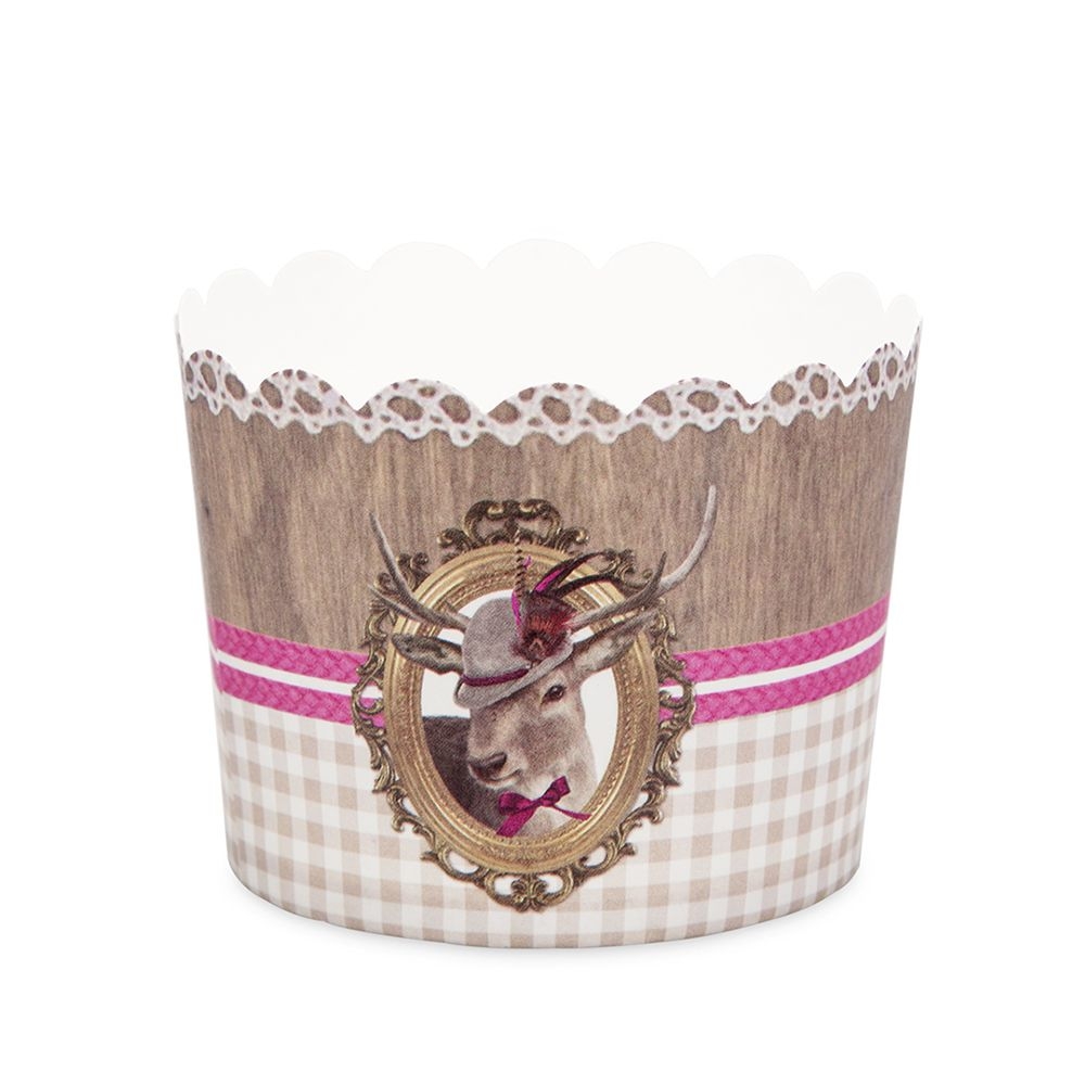 Städter - cupcake baking pan - 12 pieces - different patterns