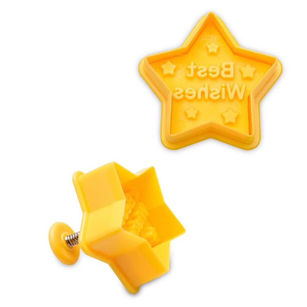 Städter - Prägeausstecher Stern Best Wishes - 4,5 cm