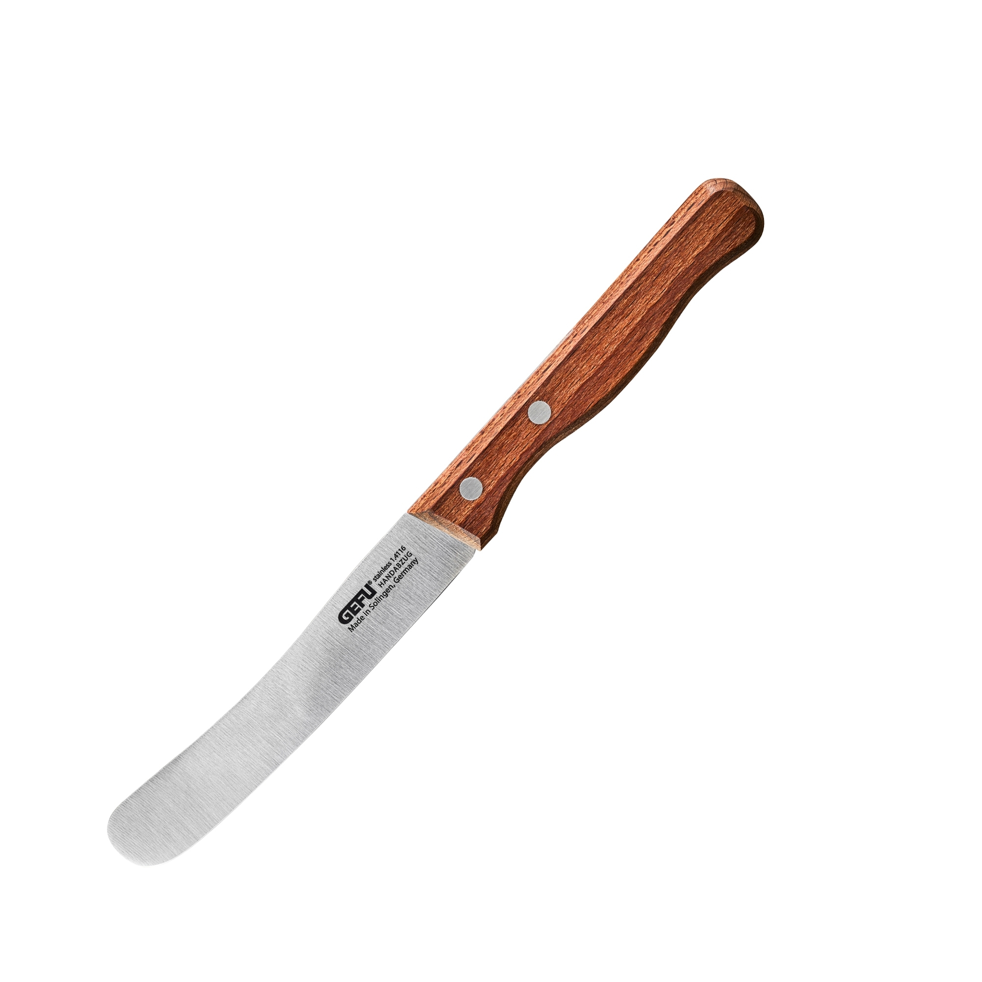 Gefu - Humped knife STULLE walnut wood 11cm Gefu - Humped knife STULLE walnut wood 11cm