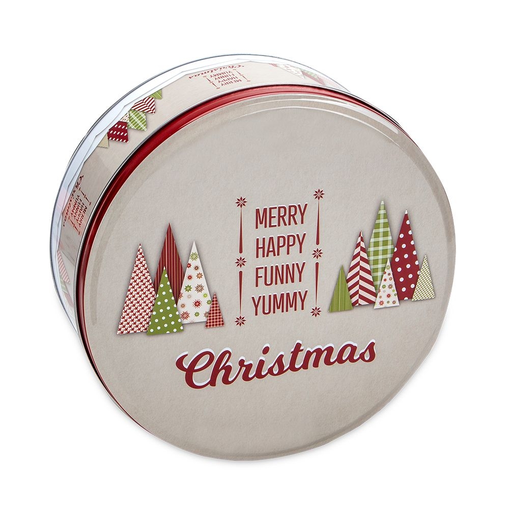 Städter - Plätzchendose - Yummy Christmas - Bunt - rund klein