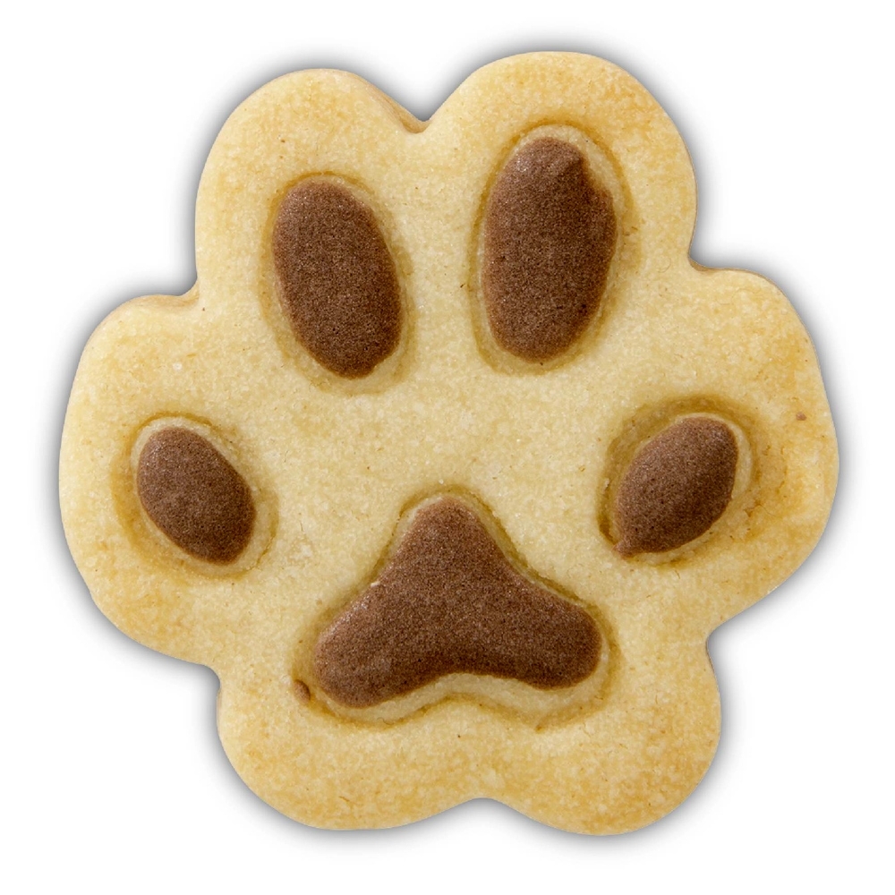 Städter - Prägeausstecher Hundepfote - 4,5 cm klein