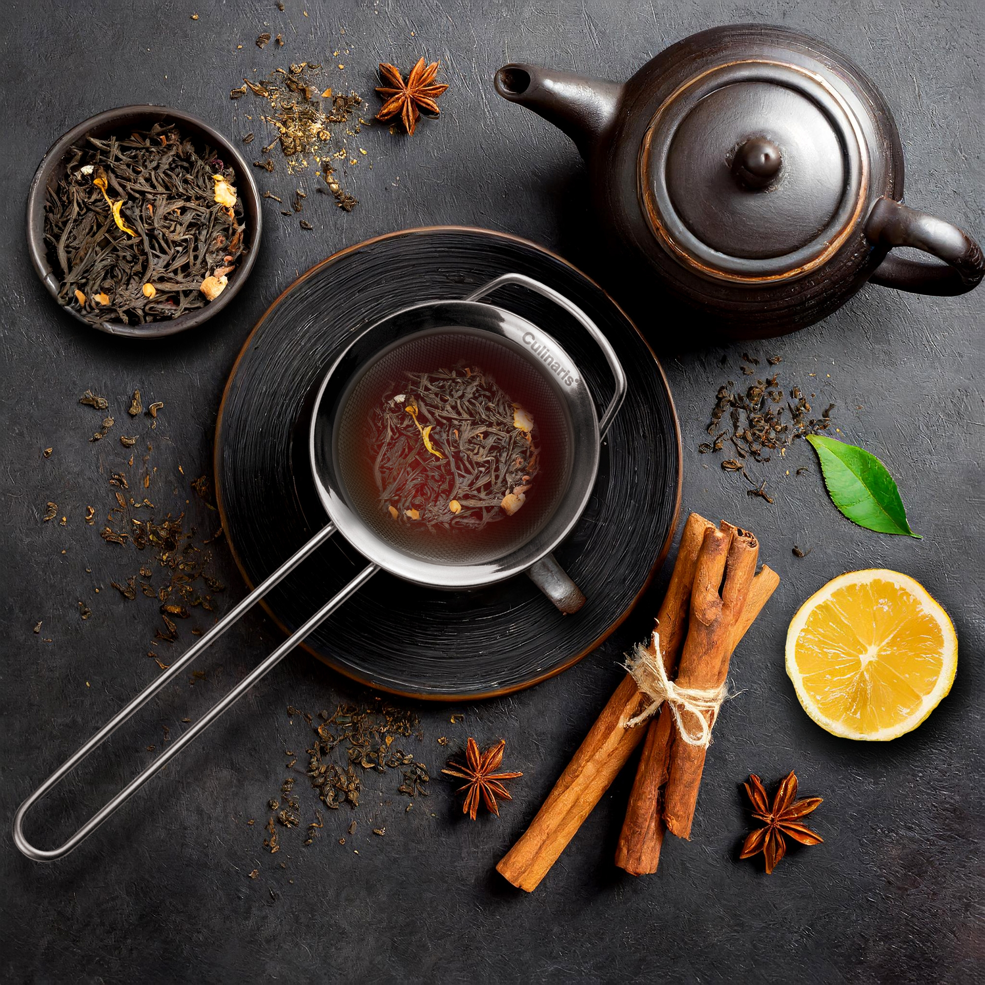 Kitchen sieve Separati 8 cm by Culinaris on tea set