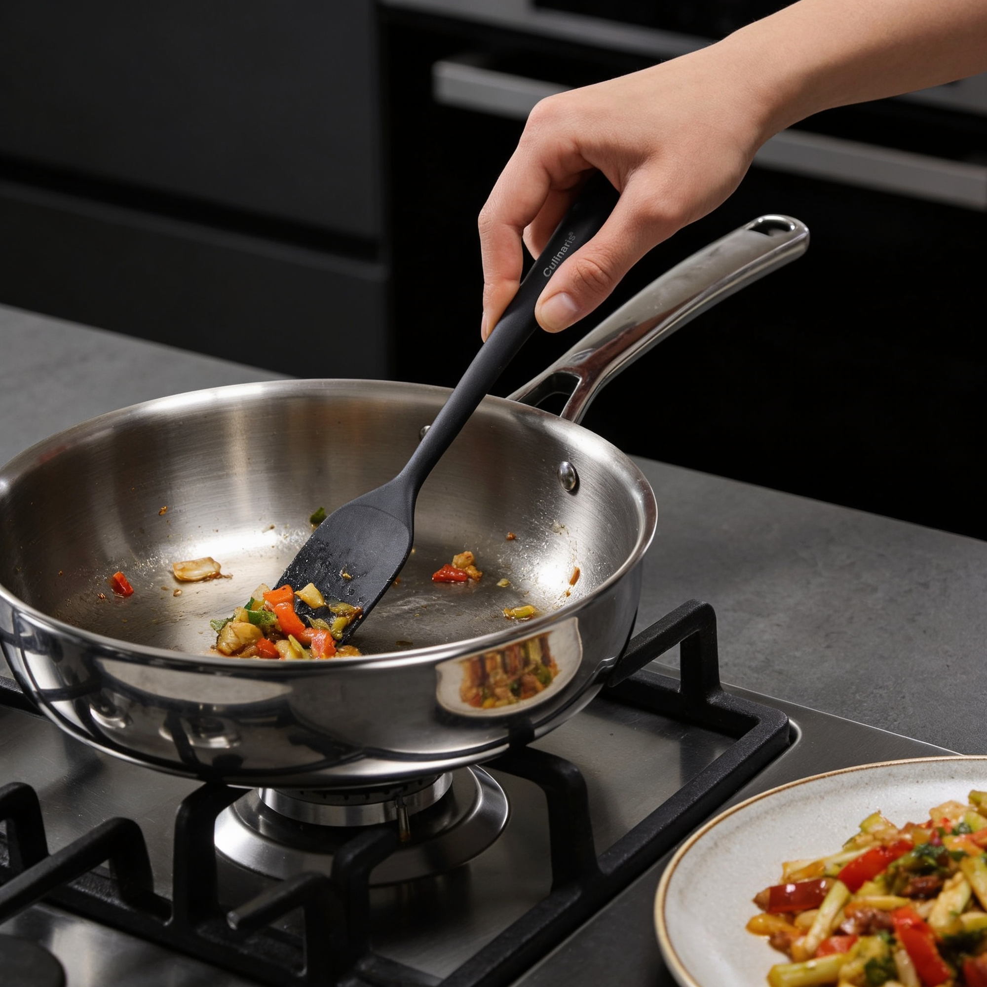 Flex Löffel S - Silikon - schwarz | Culinaris